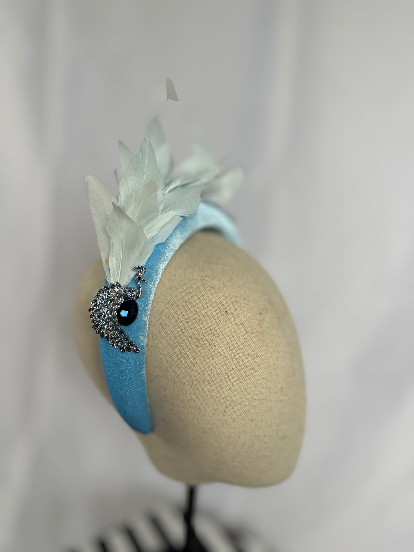 Baby blue headband