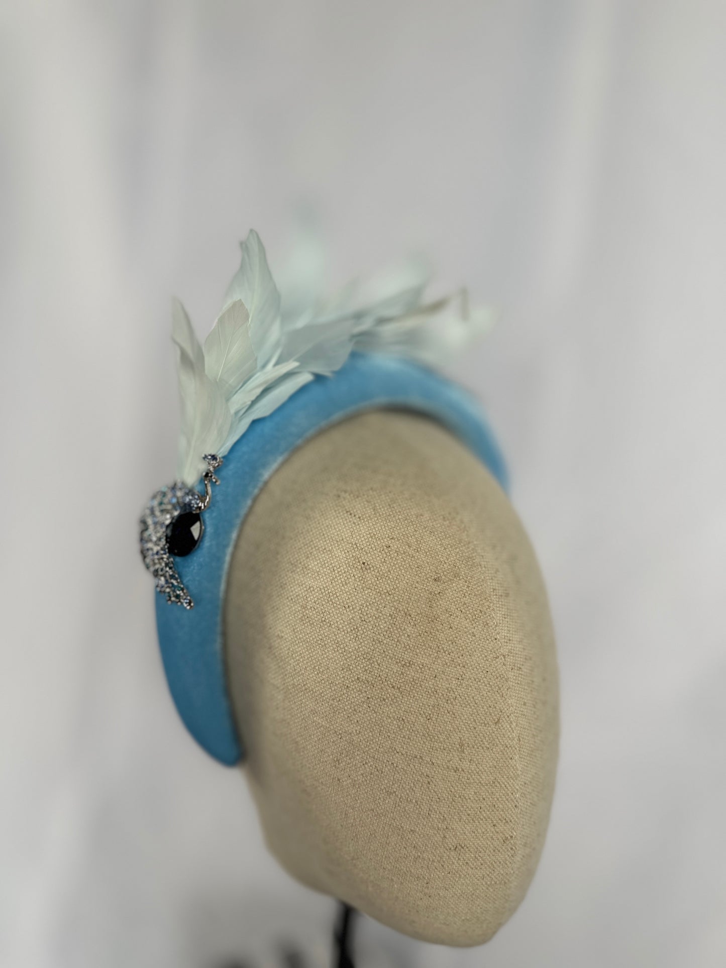 Baby blue headband