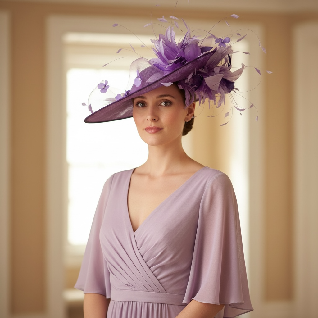 Purple & Lilac hat